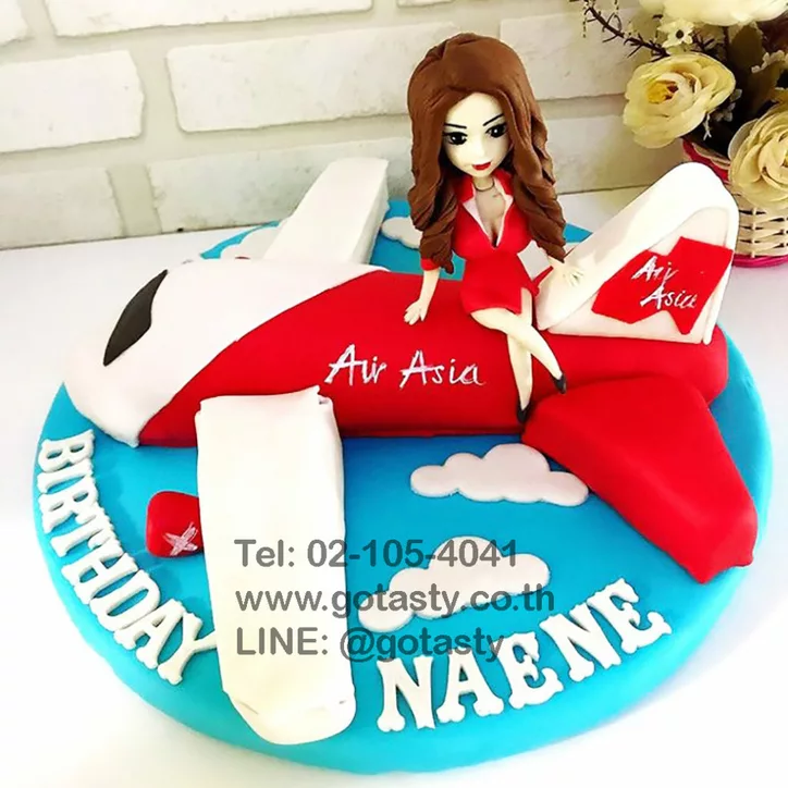 HK Airlines Air Hostess Cake | Sugar Please | CAKES