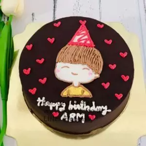 Chocolate cake birthday cake